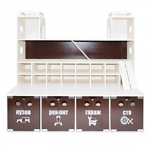 Система хранения Парковка, цвет: венге-бежевый (Paremo, PRT620-04)